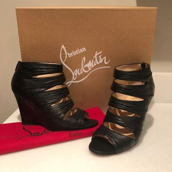 Christian Louboutin Shoes - Christian Louboutin Developpa 85 Peep Toe Sandal